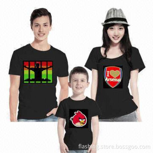 Hot selling flashing China LED T-shirt